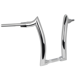 مقود دراجة نارية OEM بارتفاع 14 و16 بوصة وارتفاع 2 بوصة من الألومنيوم يناسب سوفتيل فات بوي هارلي، مقود سميك على شكل قرن الثور للتعديل - Product Image 1