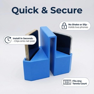 Phone Holder Tennis <b>Camera</b> Mount 3D <b>Printed</b> Blue Outdoor Sports Bracket For Phone Stand - Product Image 5