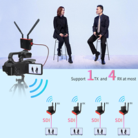 Transmisor y Receptor de Video HD Inalámbrico Portátil M-SW50, H.265, Baja Latencia, Anti-Interferencia ESD Integrado, para Grabación de Bodas