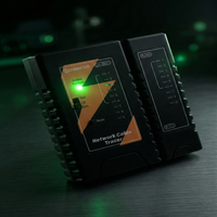 Testeur de câble LAN à fonctionnement monophasé - Vérificateur de continuité Fast Ethernet pour électriciens