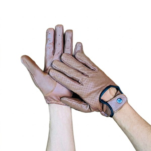 New Design Custom Made Wrist-Length Full Finger Waterproof <b>Touchscreen</b> Leather Men's Casual Party Travel Four Seasons <b>Gloves</b> - Product Image 1