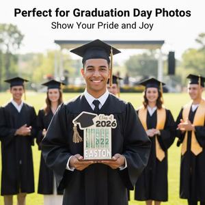 Portafoglio in legno di <span class=keywords><strong>laurea</strong></span> 2026 personalizzato porta carte regalo per studenti cassa regalo di <span class=keywords><strong>laurea</strong></span> - Product Image 5