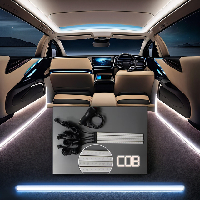 Color Light Car Atmosphere IP68 67 66 RGB White LED Strip Light for Car 12V 5V 5M LED Strip for Car Interior Light