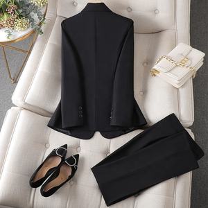 <span class=keywords><strong>Ensemble</strong></span> Tailleur-Pantalon Femme 2 Pièces : Costume de Bureau Professionnel - Product Image 6