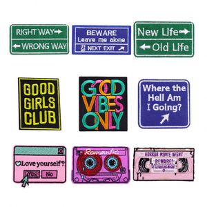New Design Iron on pink Personalized Indicator Tape Patch for Clothing Bag Decoration - Product Image 2