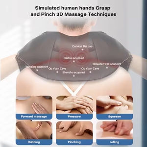 Shiatsu Legs Massager Deep Tissue 16 Nodes Kneading Infrared Physiotherapy Timing Control Electric 4D Massage Pillow - Product Image 6