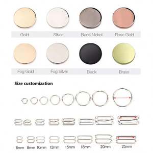 Oeko-Tex 100 Certified Nylon Bra Buckle Nickel-Free Metal Coating Customizable Sizes for Underwear Garment Applications-Xinxu - Product Image 5