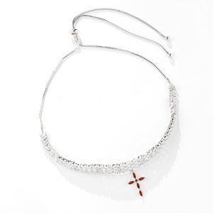 Nuevo Collar con Colgante de Cruz de Cobre, Estilo Europeo Americano, <span class=keywords><strong>Accesorios</strong></span> de Moda con Personalidad, Joyería de Alta Gama <span class=keywords><strong>para</strong></span> Fiestas, con Circonita - Product Image 5