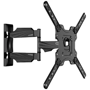 KALOC X4 Hot Selling Model Mini Full Motion Swivel TV Wall Mount Bracket Fit TV Screen 32 To 55 Inches Max Load 31.8kg/70lbs