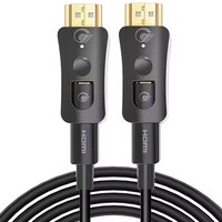 Cable de fibra óptica HDMI de alta calidad Soporte de inglete 100 4K 60Hz AOC Fibra óptica activa-Cable HDMI