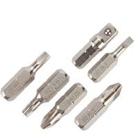 Jeu d'embouts de tournevis personnalisés en acier S2, longueur 25 mm, PH/PZ/Torx/Hex/Slotted, accessoires professionnels pour outils électriques
