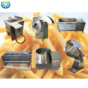 Potato Chips Processing Seasoning Machine Automatic Potato Chips Making Machine Price