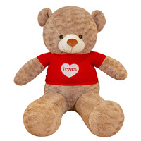 Boneka Beruang Teddy Raksasa Super Lembut Ukuran Ekstra Besar Isi Kapas PP Bantal Peluk untuk Hadiah Ulang Tahun Grosir