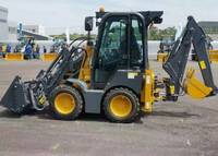XC8-S0750 merek terkenal 0.7ton Memuat Mini Loader 4x4 Backhoe Loader dengan 0.36m3 kapasitas ember
