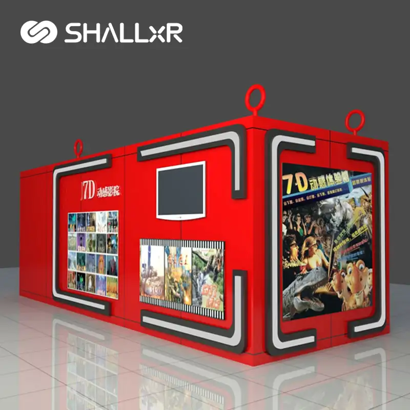 ShallxR Metaverse High Technology 5d Truck Mobile Cinema schermo virtuale Cinema per parco divertimenti