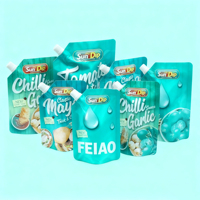 Feiao Hits Ahoy Edibles Stand-up Pouch met Mushroom Spout Pouch, sappige fruit babyvoeding pouch, Doypack Spout Bag