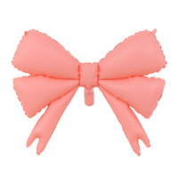 Nouveau Maka mat nœud papillon ballon noir rose couleur hélium feuille ballon pour anniversaire mariage saint valentin fête décoration