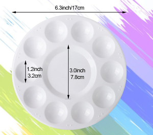 <span class=keywords><strong>Palette</strong></span> de support de peinture, <span class=keywords><strong>palette</strong></span> en plastique, palettes de plateau de peinture outils de peinture d'art pour que les enfants peignent - Product Image 2