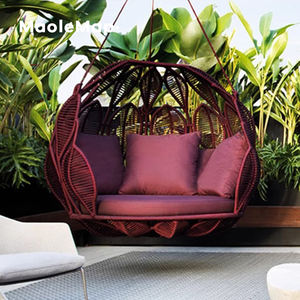Columpio silla al aire libre jardín <span class=keywords><strong>hamaca</strong></span> patio balcón muebles terraza patio trasero ratán colgante salón huevo silla sala de estar sofás - Product Image 6