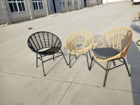 Chaise en Rotin Antique Chaise de Style Français Chaise en Bois Tufté Rembourrée Canne Meubles de Style Victorien Fabriqués en Indonésie