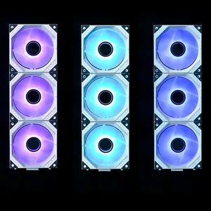 Ventiladores ARGB RGB de 5V, 120*120*25mm, Rodamiento de Bolas, 4 Pines, 68.5CFM, 29.2dBA, Sistema de Refrigeración - Product Image 2