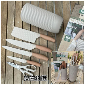 Set <span class=keywords><strong>di</strong></span> 6 <span class=keywords><strong>Coltelli</strong></span> in Acciaio Inossidabile Color Kaki per <span class=keywords><strong>Cucina</strong></span> Domestica e Ristorante - Product Image 6