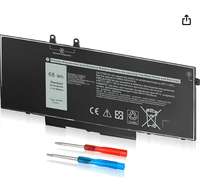 Pengganti Baterai Laptop 3HWPP 1VY7F untuk Dell Inspiron 7706 2-in-1 Inspiron 17 7500/7506 451-BCMN 3541 15.2V 68Wh