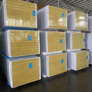 Panel Sándwich <span class=keywords><strong>de</strong></span> Lana <span class=keywords><strong>de</strong></span> Roca <span class=keywords><strong>para</strong></span> <span class=keywords><strong>Paredes</strong></span> y Techos, Aislante, Lámina <span class=keywords><strong>de</strong></span> Acero <span class=keywords><strong>de</strong></span> Color con Sellado <span class=keywords><strong>de</strong></span> Poliuretano en los Bordes - Product Image 5