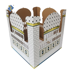 Casa <span class=keywords><strong>de</strong></span> juegos <span class=keywords><strong>de</strong></span> <span class=keywords><strong>cartón</strong></span> corrugado para niños, muebles <span class=keywords><strong>de</strong></span> papel personalizados, juguete para interiores, Castillo <span class=keywords><strong>de</strong></span> <span class=keywords><strong>cartón</strong></span> fácil <span class=keywords><strong>de</strong></span> jugar - Product Image 5