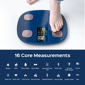 दिल दर स्मार्ट वजन पैमाने पर उच्च गुणवत्ता एप्लिकेशन डिजिटल स्वास्थ्य वजन स्मार्ट शरीर में वसा पैमाने - Product Image 3