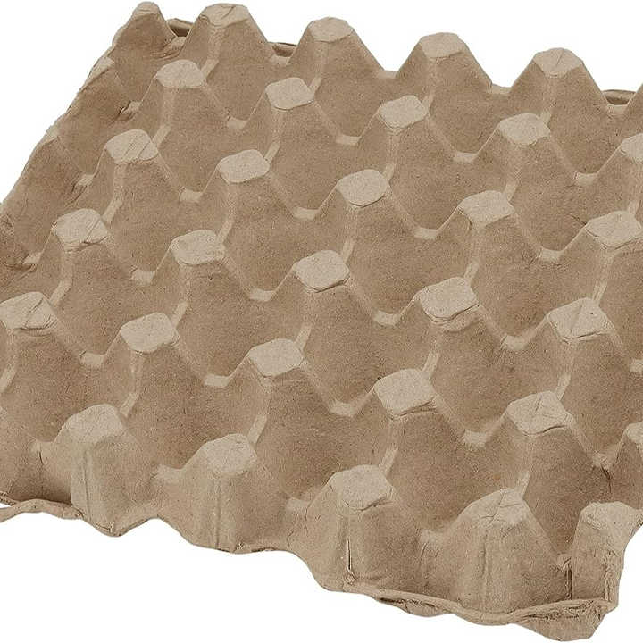 120 Pack Egg Cartons Crates Bulk 30 Cell Pulp Fiber Egg Flats Chicken