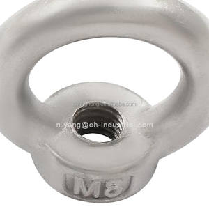 Écrous à œil robustes 5/16'' en acier inoxydable 304, écrou fileté M8 métrique, écrou de levage en forme <span class=keywords><strong>d</strong></span>'<span class=keywords><strong>anneau</strong></span> - Product Image 3