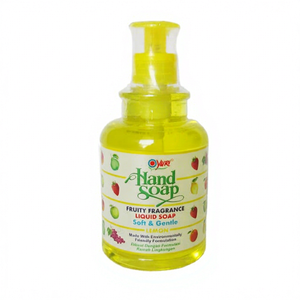 Savon liquide pour les mains Yuri, formule nettoyante douce et délicate, parfum fruité au citron, à base de produits chimiques, 200 ml pour les mains - Product Image 1