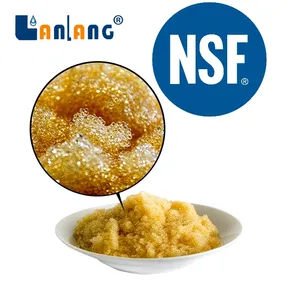 Chine Exportateur Lanlang NSF Certifié TC010 Adoucissement Et Déminéralisation Lewatit S110 Résine Échangeuse d'ions Résine Échangeuse d'ions Pri