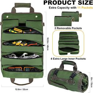 Mochila Personalizable Impermeable para Herramientas, de Lona Oxford y Poliéster, para Electricistas, con Colgador para Auto, OEM/ODM - Product Image 2
