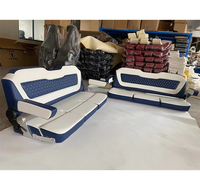 FEITINE personnalisé couleur Yacht Deluxe 3 places banquette pliable Marine banc bateau sièges pour bateau ponton