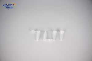 AMNGENT Tube de centrifugeuse en polypropylène transparent 0.2ml 0.5ml 1.5ml pour test de laboratoire <span class=keywords><strong>Chemi</strong></span> Micro avec bouchon de presse - Product Image 5