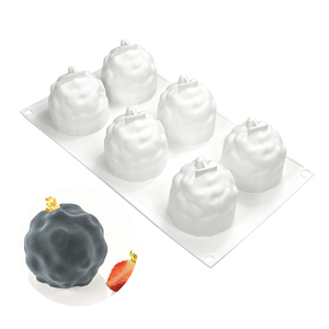 6 cavità luna 3D stampo in Silicone piccolo principe pianeta <span class=keywords><strong>pasticceria</strong></span> francese strumento di formatura per la creazione di torta Mousse - Product Image 1