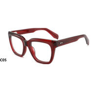 Nouvelles montures en acétate de mode cercle carré monture de lunettes optiques lunettes avec logo personnalisé
