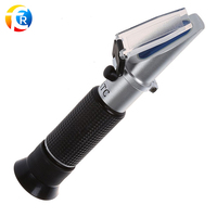 Réfractomètre Portable ATC Brix 32% Testeur de Sucre Styles Aluminium Plastique 0-32% Détails