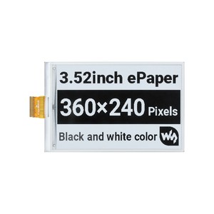 Écran e-Paper brut de 3,52 pouces, 360 x 240, interface SPI - Product Image 1
