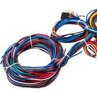 MaXpeedingrods-arnés de cableado, 21 circuitos, 17 fusibles, Kit de conector Universal, intermitentes, arnés de inyector