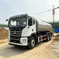 Camion-citerne à eau Dongfeng Huashen T5 6x4 optimisé pour la suppression de la poussière sur les sites miniers en Afrique, avec réservoir épais antirouille