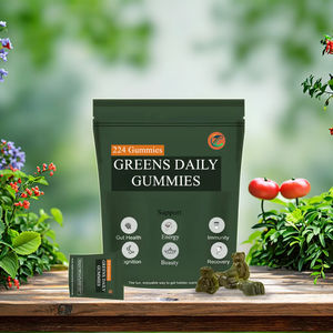 Julyherb 224 adet/torba Prebiotics yeşiller Gummies sıcak satış <span class=keywords><strong>Spirulina</strong></span> özü Vitamin Gummies popüler bitki özü ürün - Product Image 2