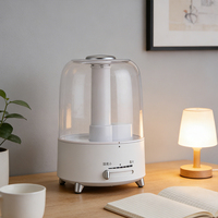 Humidificateur intelligent à brume froide 3-5L avec affichage numérique, double buse pulvérisatrice, diffuseur d'huiles essentielles, contrôlable par application, pour maison et hôtel