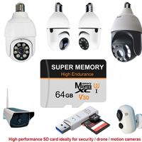 Carte mémoire Micro TF SD professionnelle pour la sécurité intelligente, stockage dédié, 32 Go, 64 Go, 128 Go, 256 Go, pour caméras vidéo mini IPS 4K 2K 4MP
