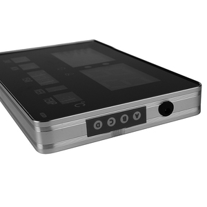 Horloge murale LED moderne à face unique Calendrier numérique ABS Radio avec affichage de la température Date mois année jour pour le salon - Product Image 5