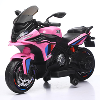 Tricycle électrique pour enfants style Harley avec phare LED et musique