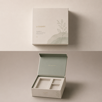 Custom Made Special Paper Luxury Rigid Gift Box Cardboard Gift Box Packaging for Cosmetic Gift Sets