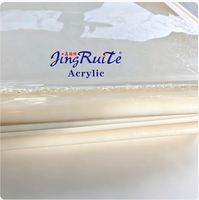 Plaque acrylique transparente Jingruite 30 mm 48"x48" 1220x1220 mm 1 pouce, plaque en plastique extrudé transparent